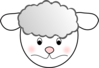 Sad Sheep Clip Art